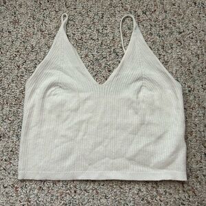 White crop top